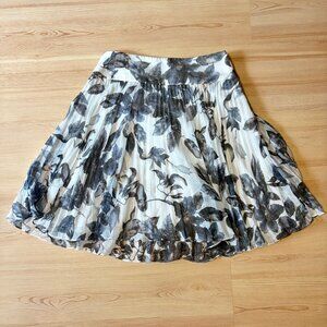 NWT Ann Taylor floral pleated skirt, size 4
